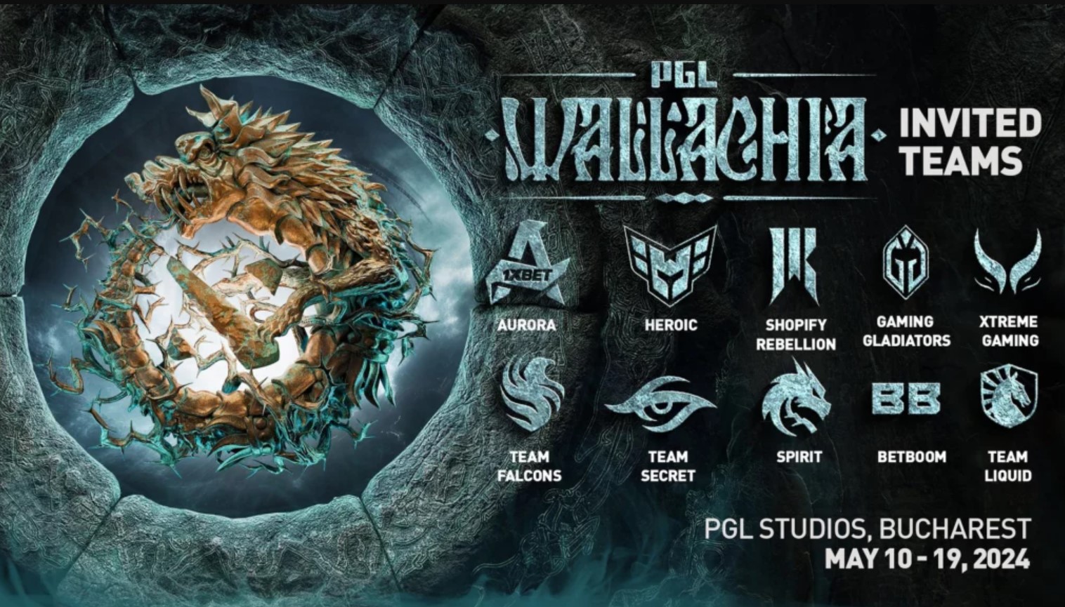 PGL revealed the lineup of teams invited to join PGL Wallachia Season 1.