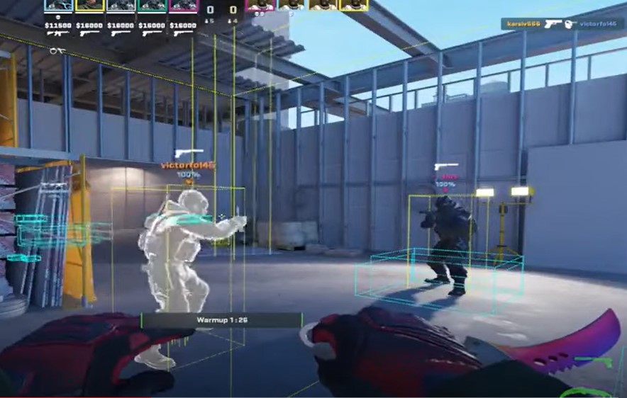 Valve has eliminated the ability to use the legal Wallhack