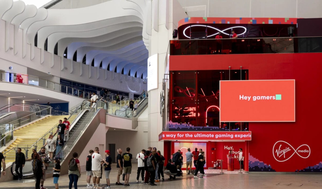 The O2 Arena in London, with the Virgin Media Gamepad event, attracted nearly 90,000 people
