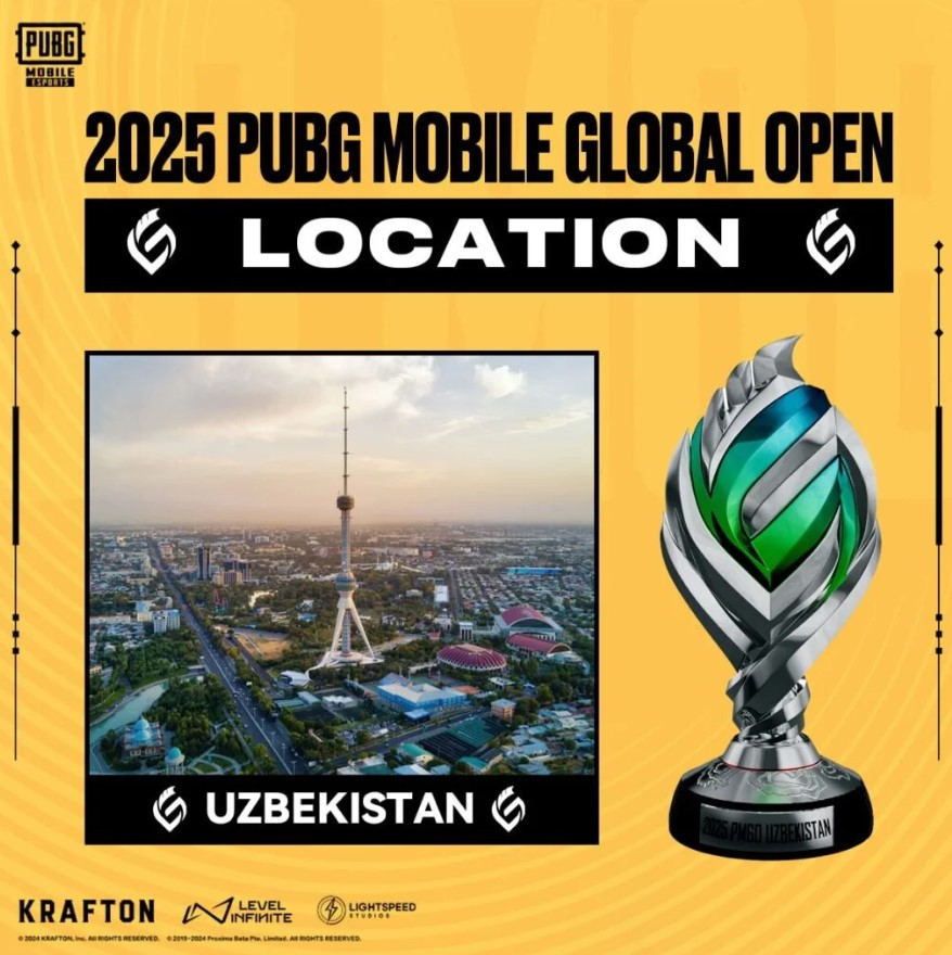 PUBG Mobile Global Open 2025 will take place in Uzbekistan