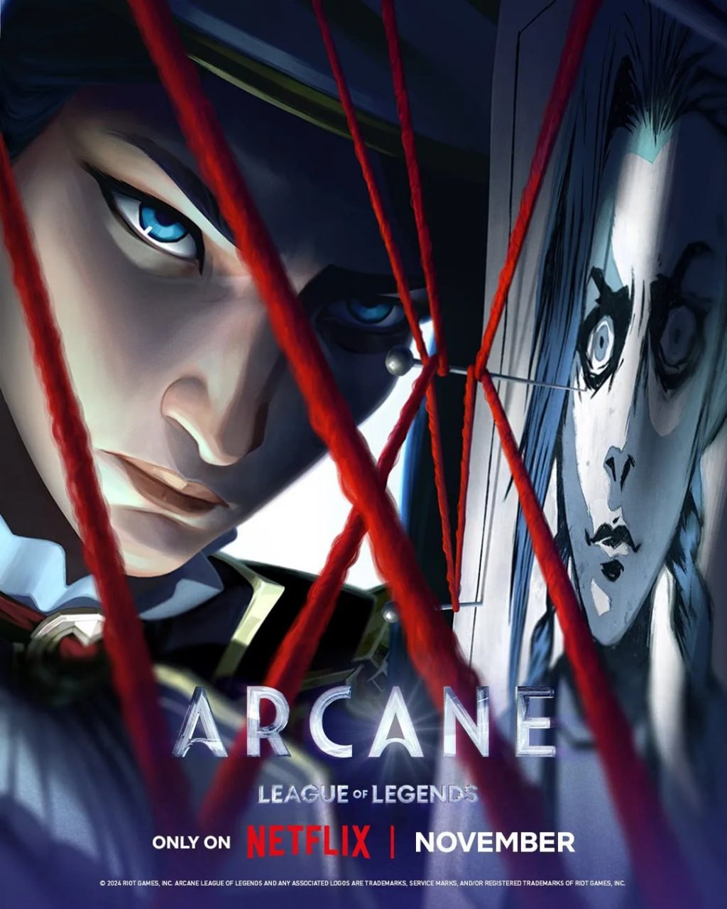 New poster for Arcane Season 2: Caitlyn and Vi return this november
