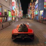 Сцена: гравець у Forza Horizon 6 на трасі, поруч з екраном з попередженням про втрату сейву. Акцент: повідомлення Xbox Support із порадами, як уникнути проблеми. Деталі: на передньому плані — автомобіль у динамічному заїзді, на задньому — інтерфейс гри з вікном «Save Error». Атмосфера: напруженість, але водночас інформативність — акцент на технічній проблемі та її вирішенні.