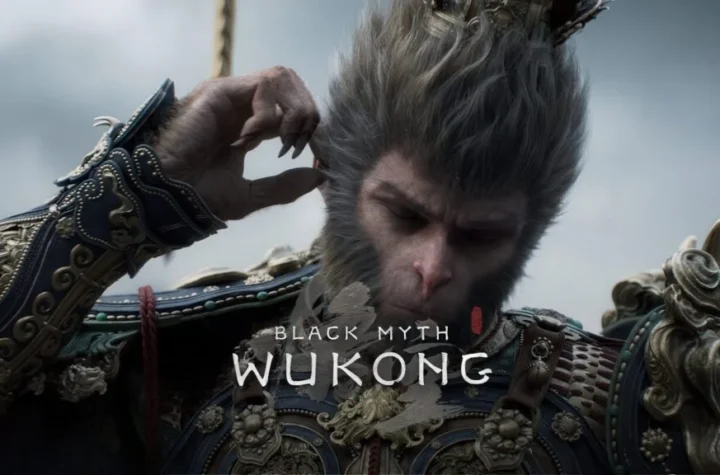 Black Myth: Wukong проти Elden Ring — арт із двома культовими героями на тлі епічного бою, акцент на досягненні 30 мільйонів продажів.
