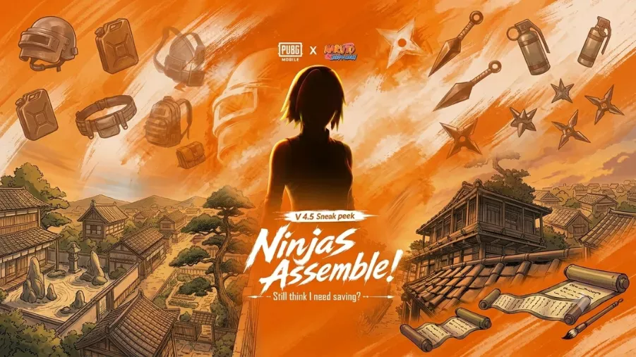 PUBG Mobile 4.5 — кросовер із Naruto Shippuden, нова локація Коноха на мапі Erangel