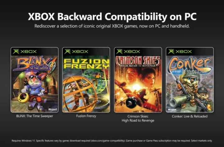 Оригінальні ігри Xbox тепер можна запускати на ПК завдяки розширеній підтримці зворотної сумісності.