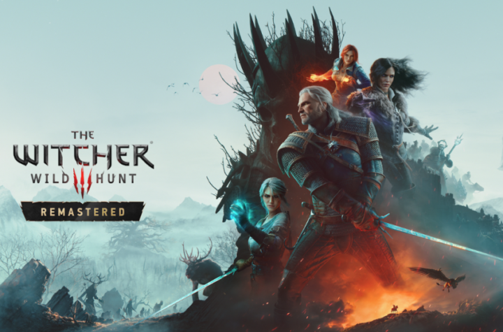 Офіційний постер гри The Witcher 3 Remastered з Ґеральтом та Цірі, системні вимоги якої суттєво зросли