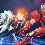 Постер файтингу MARVEL Tōkon: Fighting Souls в аніме-стилі з культовими супергероями коміксів