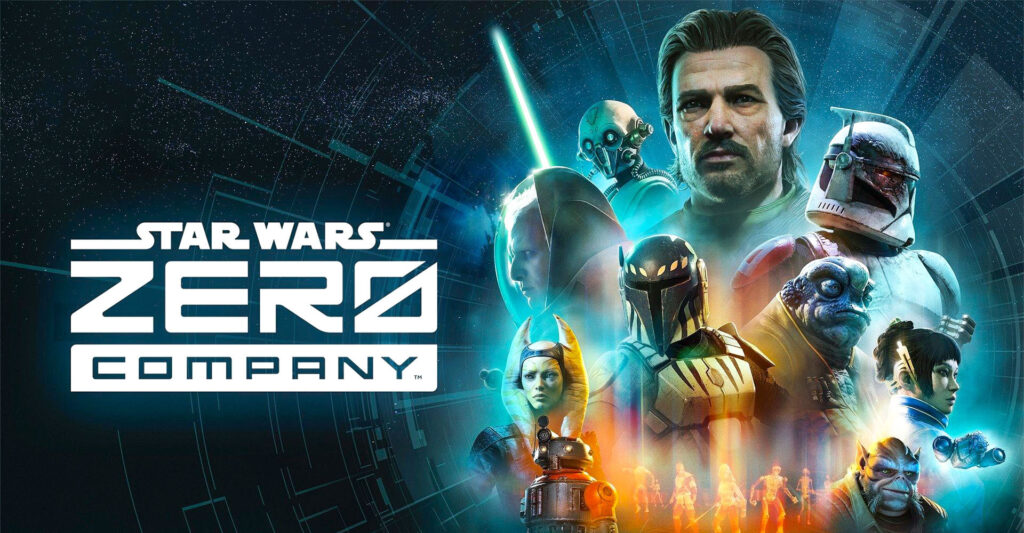 Логотип гри Star Wars: Zero Company на промо-постері
