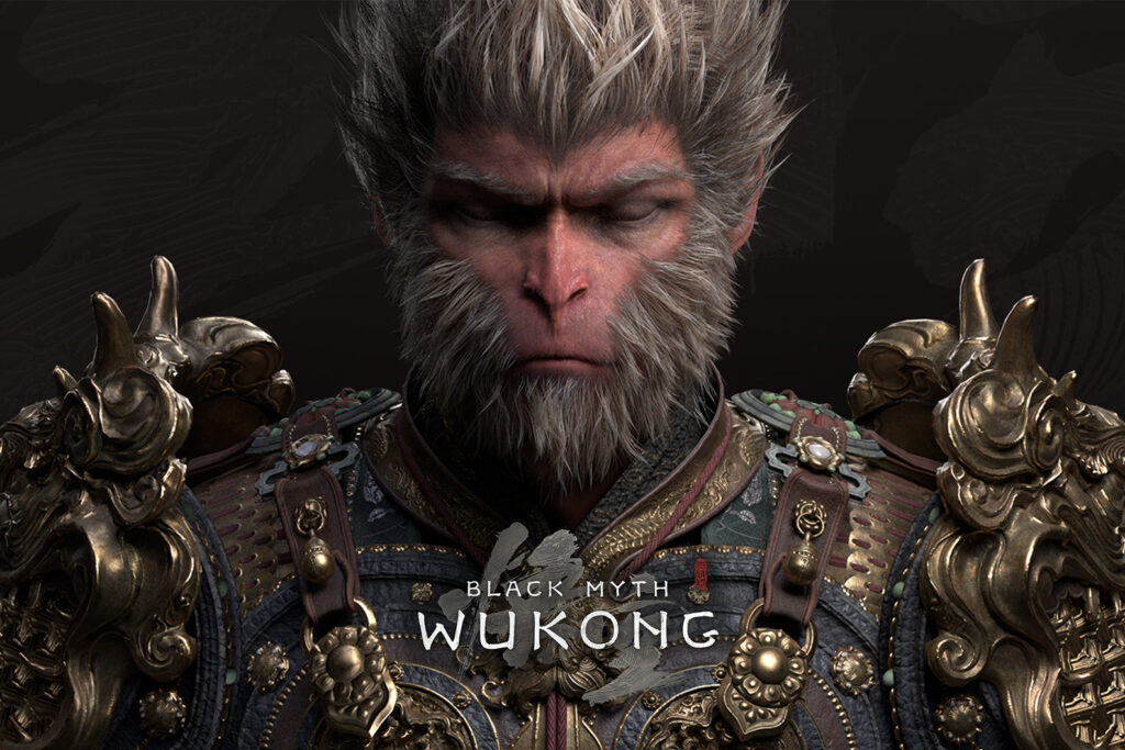 Деталізований портрет Обраного у золотій броні — головного героя Black Myth: Wukong, до якої масово повертаються гравці