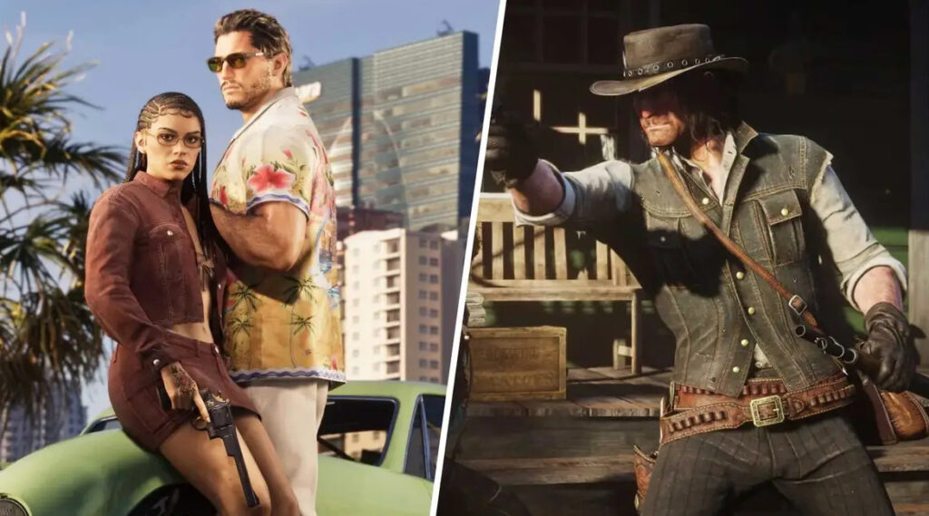 Люсія та Джейсон з GTA 6 поруч з Артуром Морганом з Red Dead Redemption 2 — порівняння фішок