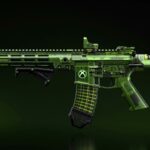 Прозорий зелений скін Inner Circuit M4 з логотипом Xbox у Modern Warfare 4 — ексклюзивна нагорода на честь 25-річчя консолі