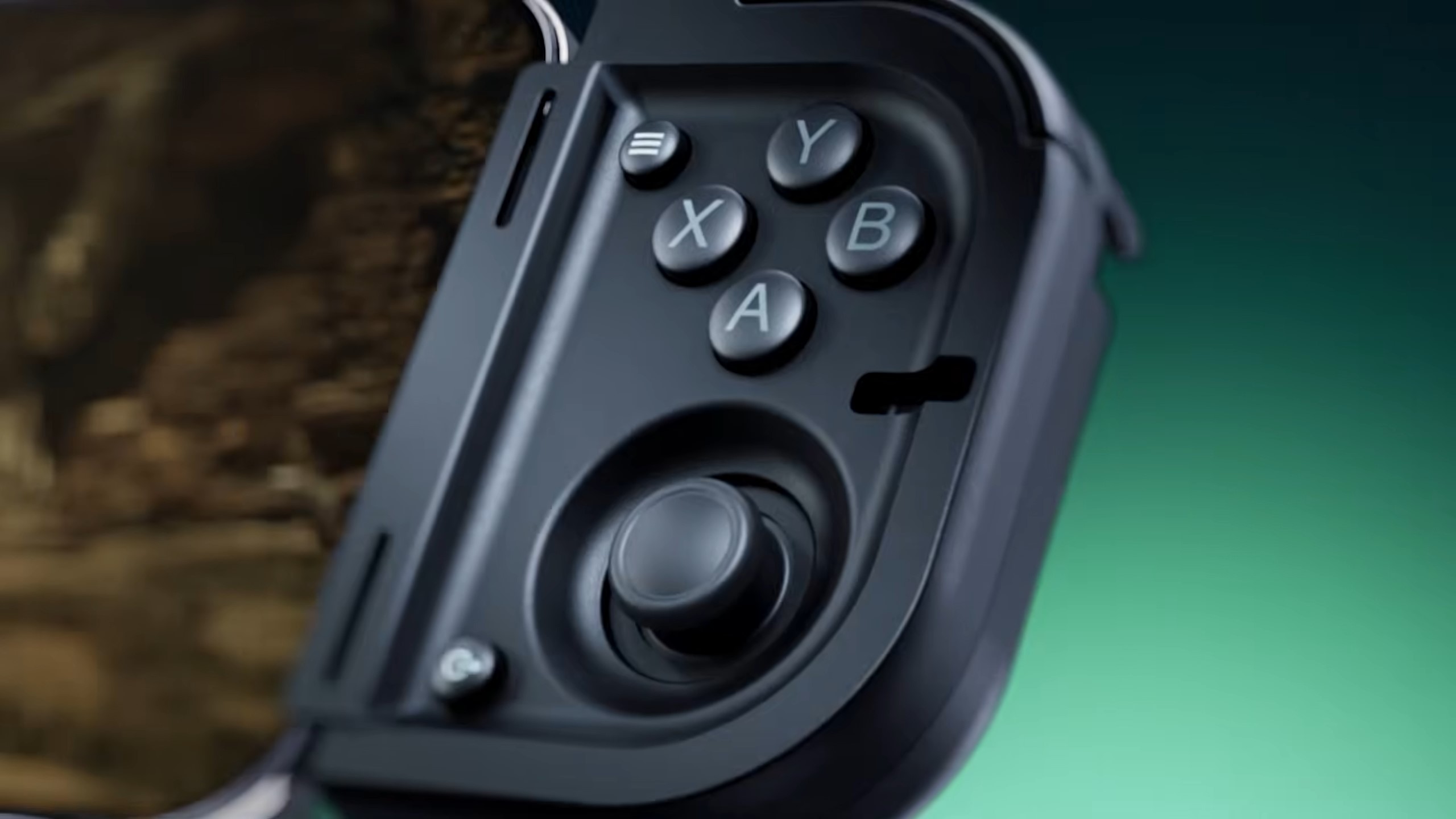 Кнопки керування ABXY та ємнісний стік на правому боці контролера Razer Prio