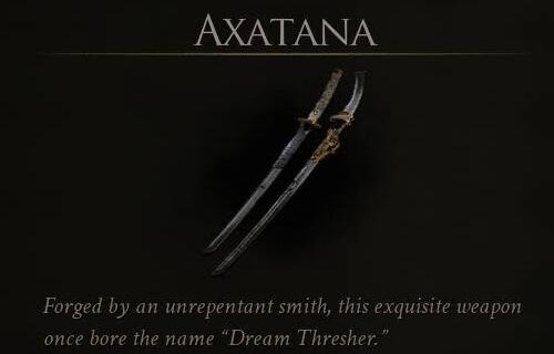 Меч Axatana в Mortal Shell 2 — характеристики зброї