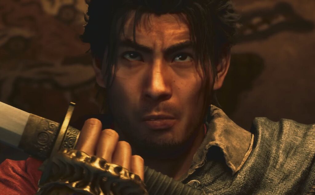Мусасі з мечем крупним планом в Onimusha: Way of the Sword