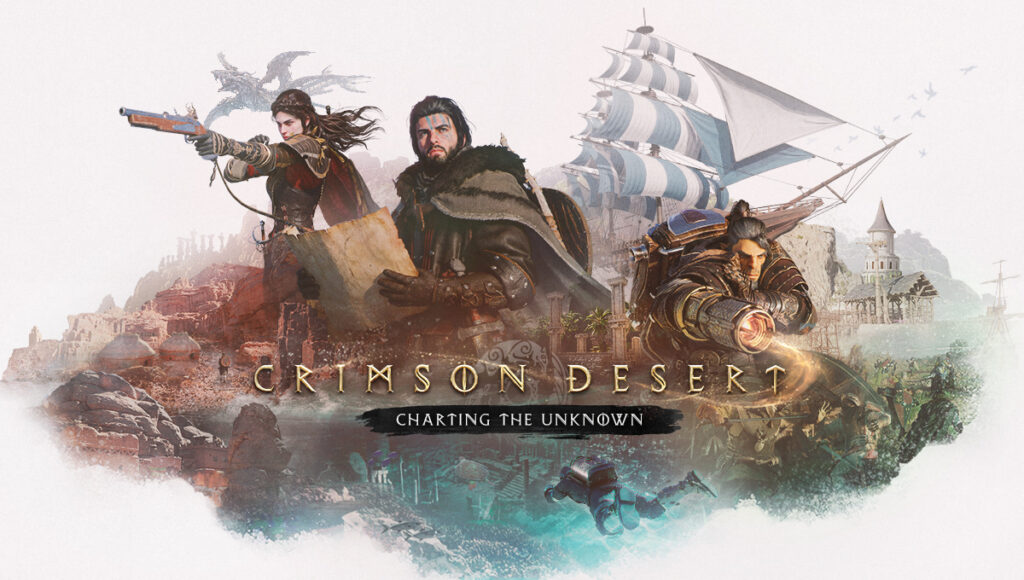 Crimson Desert: Charting the Unknown — офіційний арт доповнення з кораблем і персонажами
