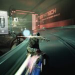 Кібернетичний бігун мчить футуристичною трасою в DeathSprint 66