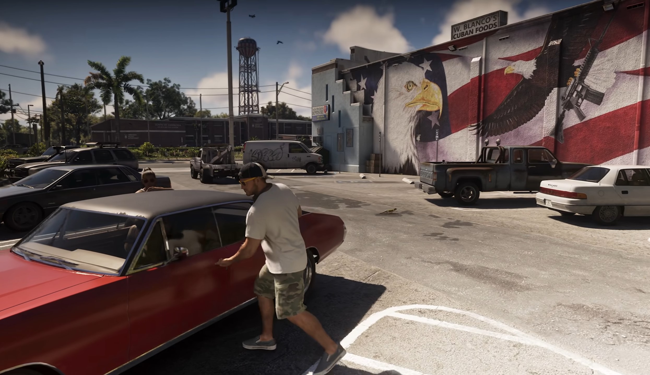 Персонаж наближається до автомобіля для викрадення в GTA 6