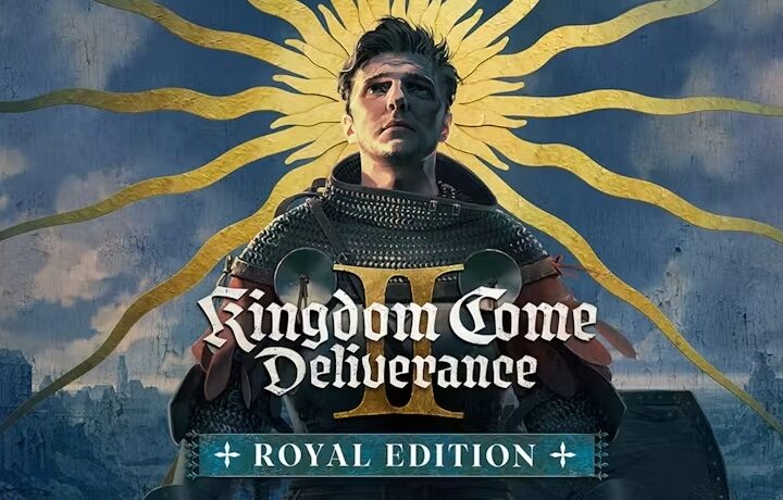 Генріх у обладунках на тлі сонячних променів — обкладинка Kingdom Come: Deliverance II Royal Edition
