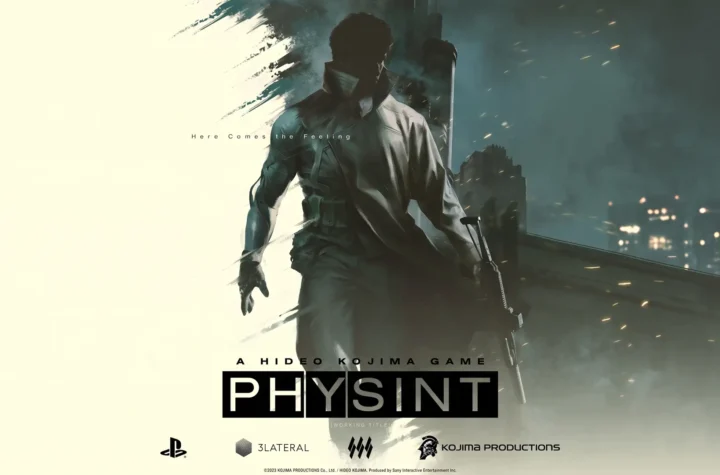 Концепт-арт шпигунського бойовика PHYSINT від Kojima Productions із озброєним персонажем