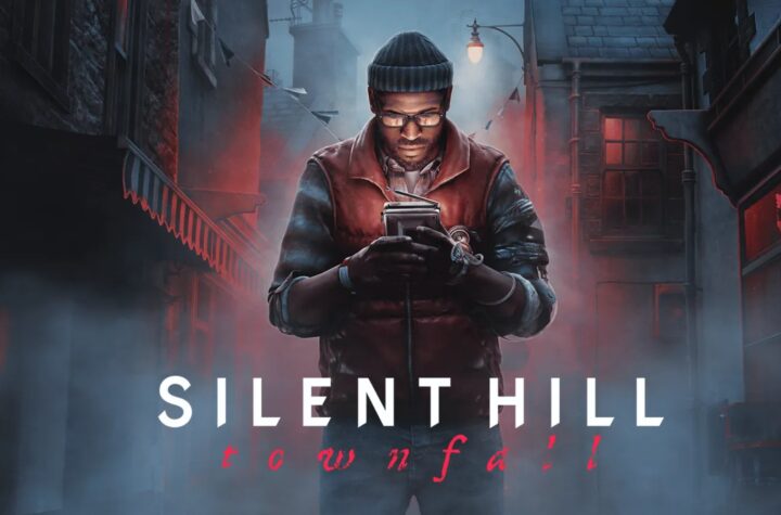 Персонаж із кишеньковим телевізором CRTV на туманній вулиці в Silent Hill: Townfall