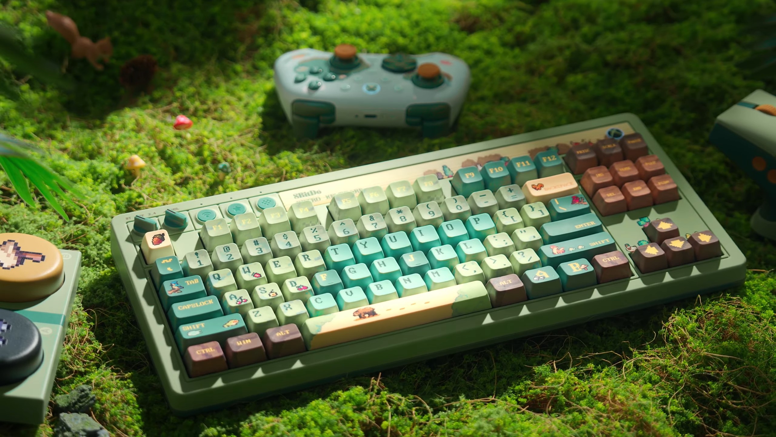 Механічна клавіатура 8BitDo Retro Keyboard у стилі затишної колекції для геймерів
