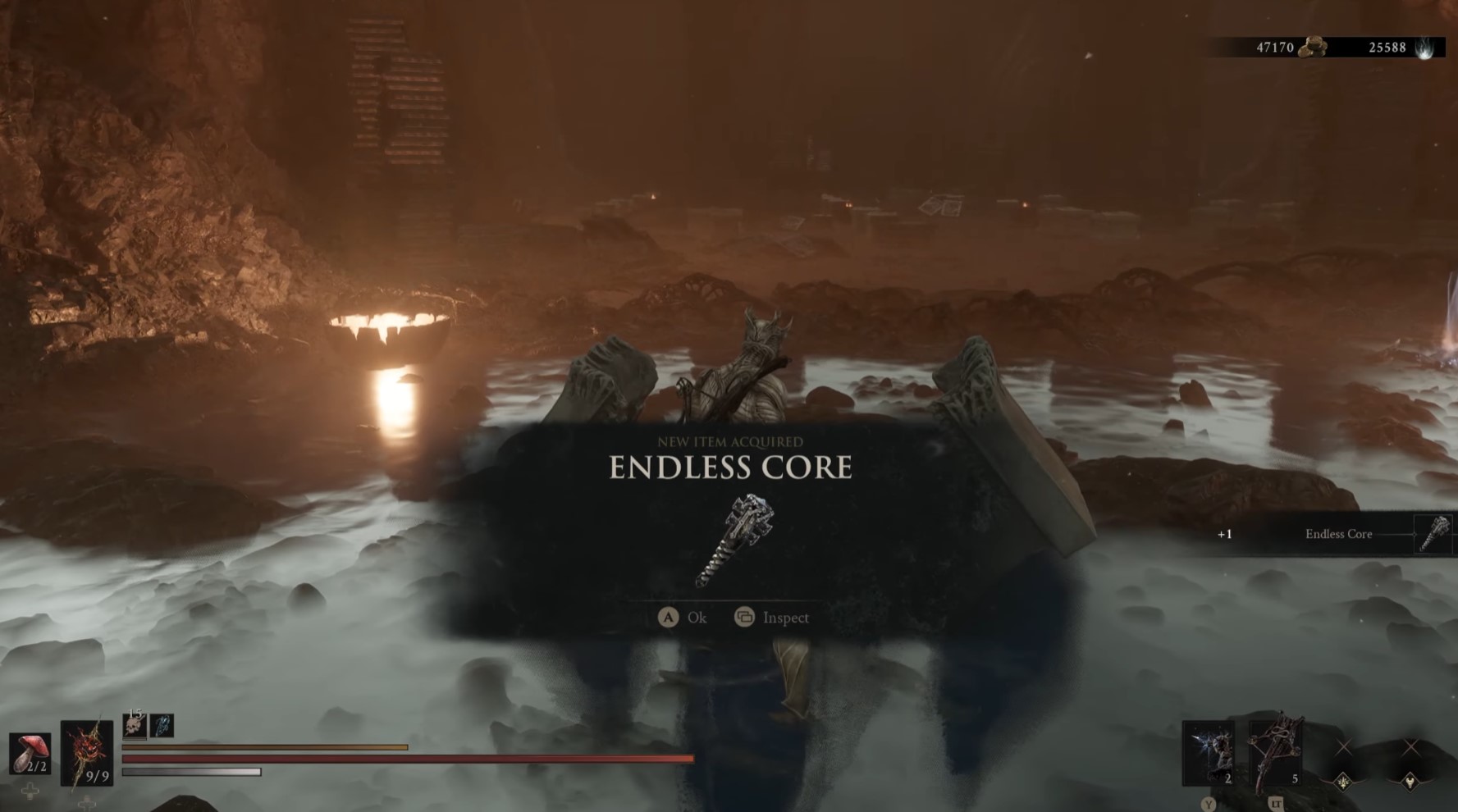 Отримання Endless Core для зняття обмеження поліпшень Tarforge у Mortal Shell 2