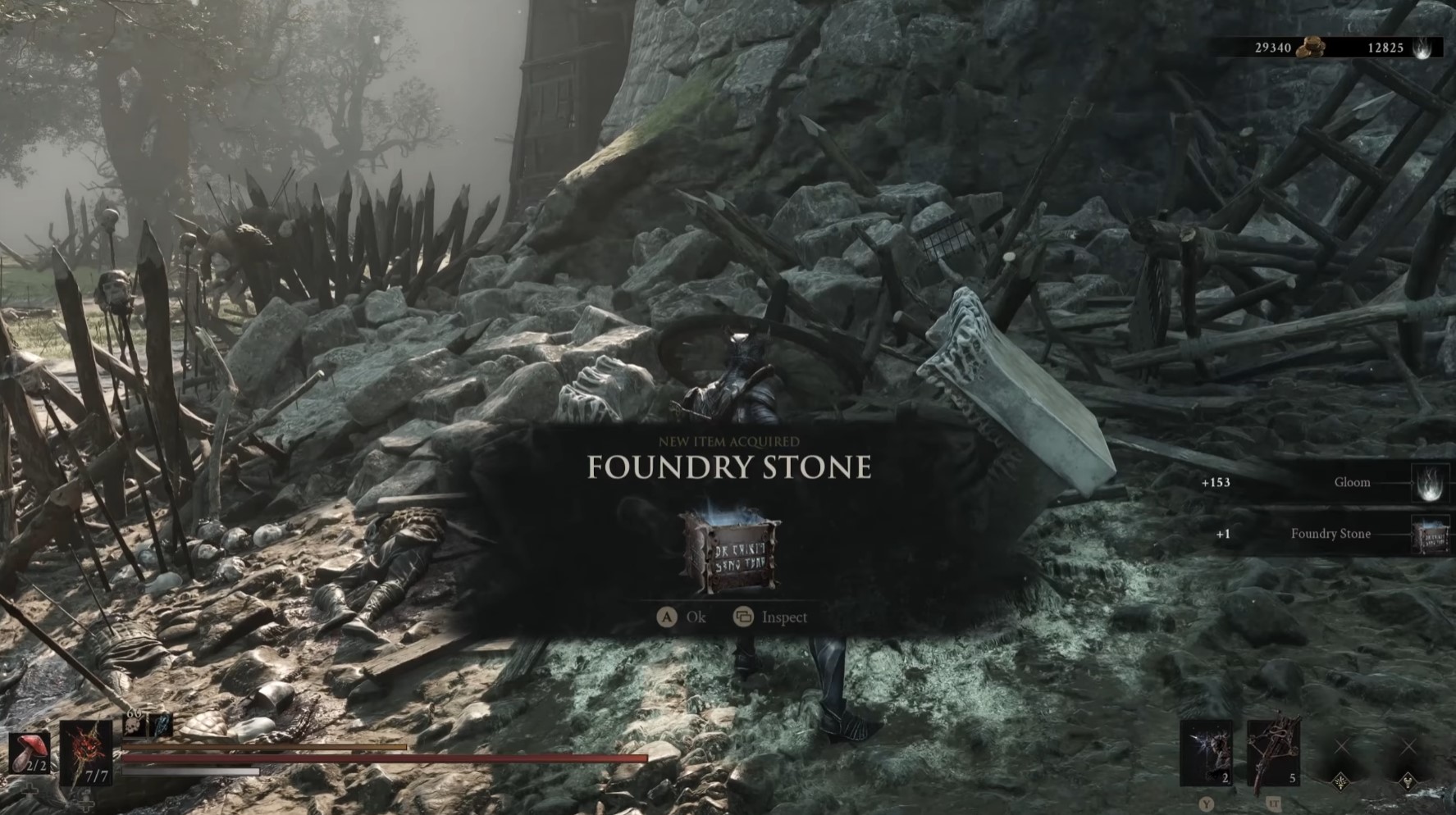 Отримання Foundry Stone для переплавлення зброї в Tarforge у Mortal Shell 2