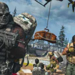 Загін оперативників зі зброєю біля вантажного гелікоптера в Call of Duty: Warzone