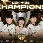 Gen.G Esports святкує перемогу у фіналі LCK 2026