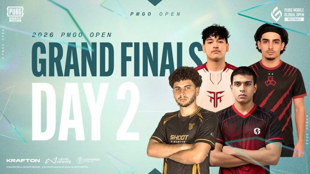 Проміжна турнірна таблиця PUBG Mobile Global Open 2026 Western Europe Finals після другого дня