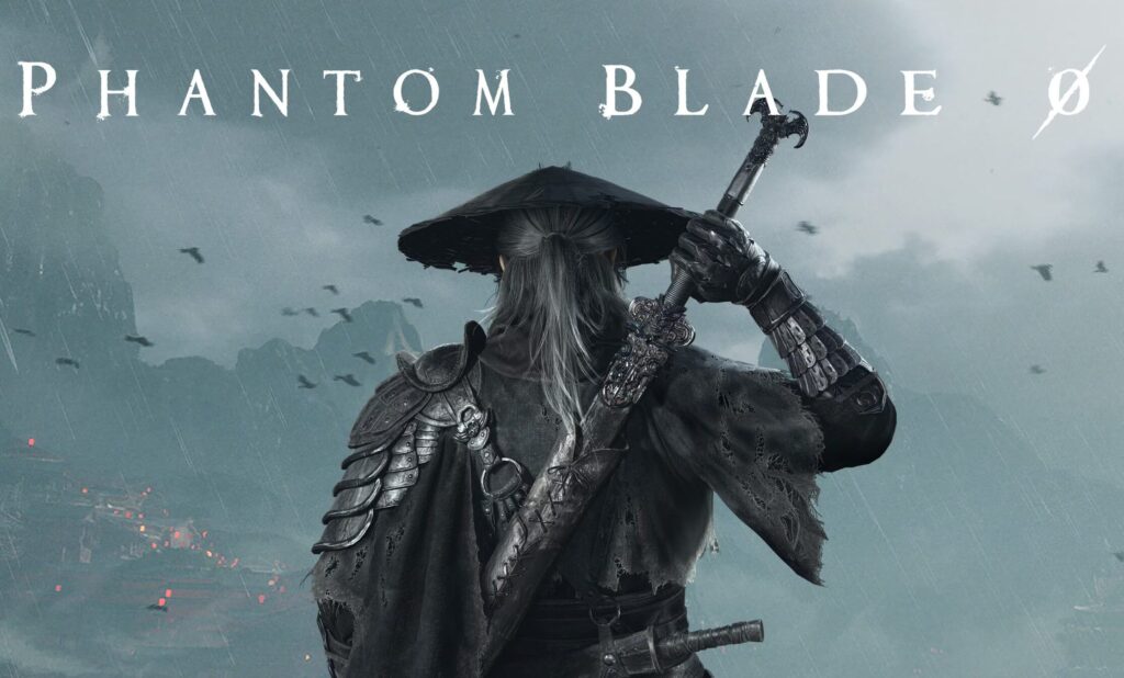 Воїн із мечем під дощем на постері Phantom Blade Zero