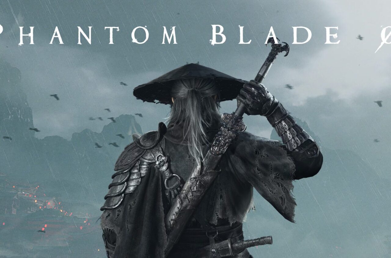 Воїн із мечем під дощем на постері Phantom Blade Zero
