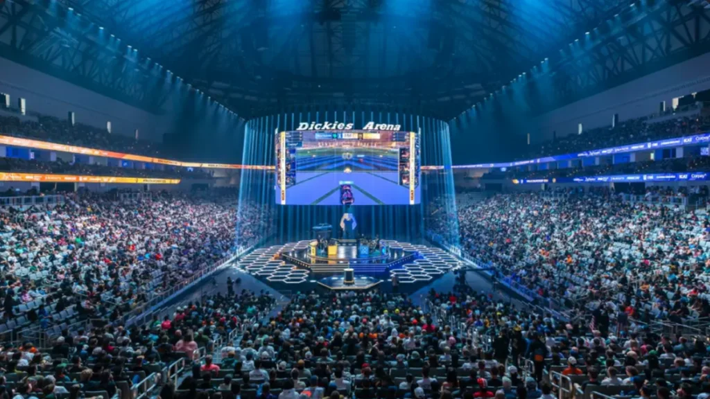 Team Falcons піднімає трофей RLCS 2026 World Championship