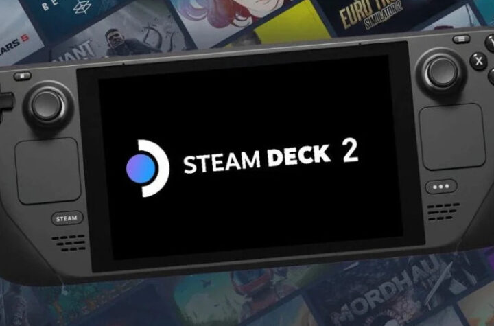 Концепт Steam Deck 2 на тлі бібліотеки ігор Steam Показати більше рядків