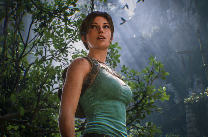 Головна героїня досліджує освітлені сонцем тропічні руїни в Tomb Raider: Legacy of Atlantis