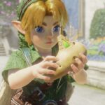 Лінк із Окариною Часу та феєю у грі The Legend of Zelda: Ocarina of Time